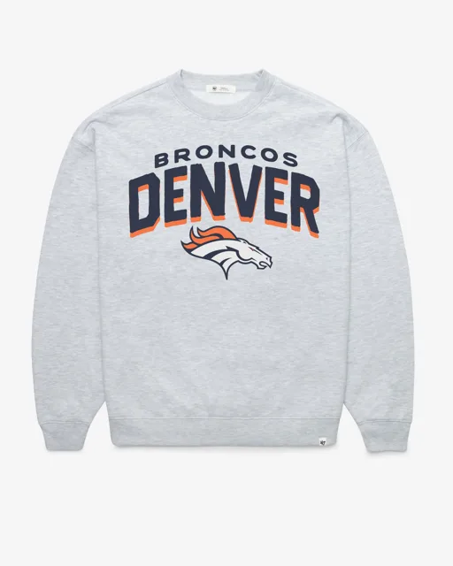 Denver Broncos CAMPUS ARCH CLOUD '47 CREW SURDIMENSIONNÉ FEMME