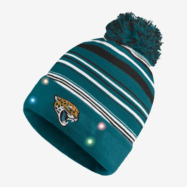 Bonnet lumineux à rayures horizontales Jacksonville Jaguars