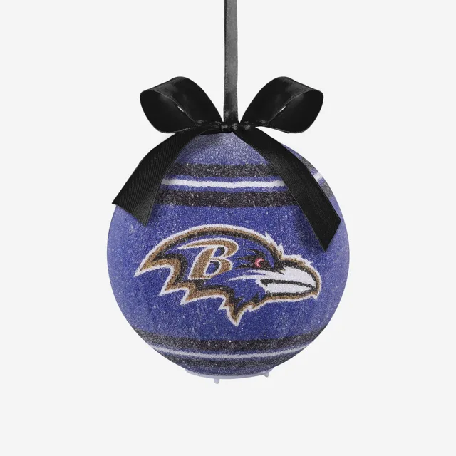 Baltimore Ravens Ornement boule incassable à LED