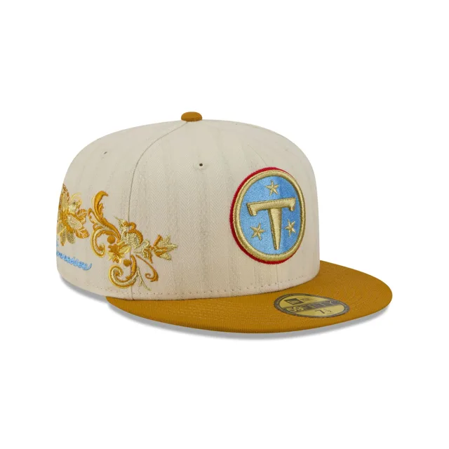 Tennessee Titans Casquette ajustée à chevrons chromée 59FIFTY