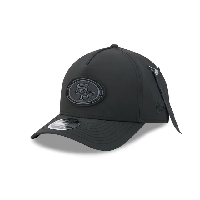 Alpha Industries x San Francisco 49ers Casquette Snapback 9FORTY M-Crown A-Frame en nylon noir