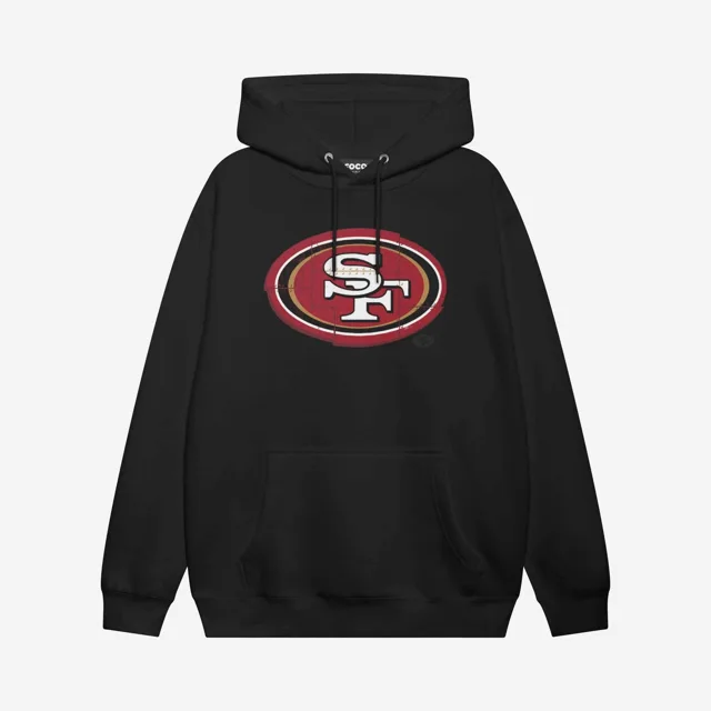 San Francisco 49ers Sweat à capuche avec logo rivet