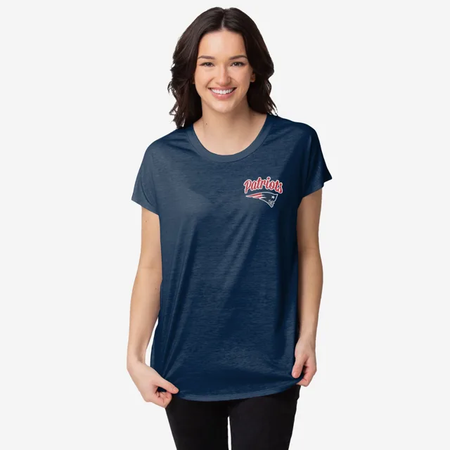 New England Patriots Haut tunique avec mot-symbole pour femme