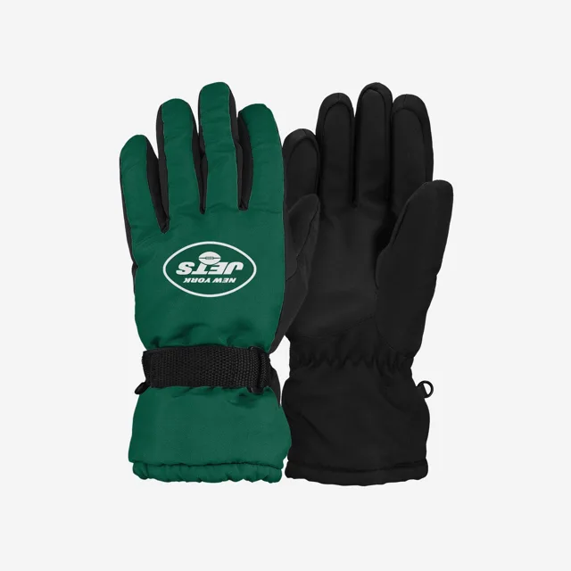 Gants isolés New York Jets avec grand logo