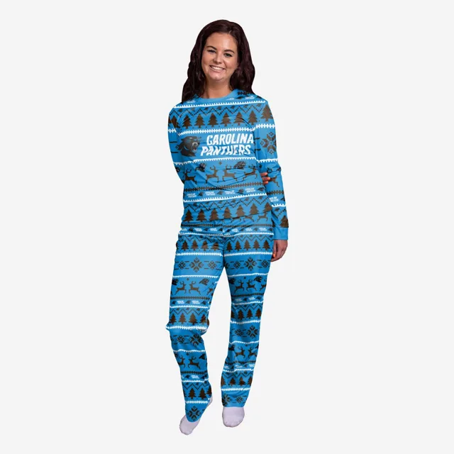 Carolina Panthers Pyjama de vacances en famille pour femme