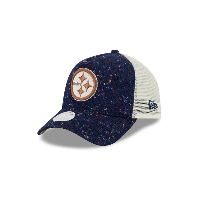 Pittsburgh Steelers Casquette de camionneur en tricot 9FORTY A-Frame pour femmes
