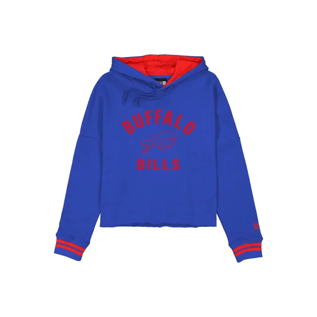 Buffalo Bills Sweat à capuche court collégial pour femmes
