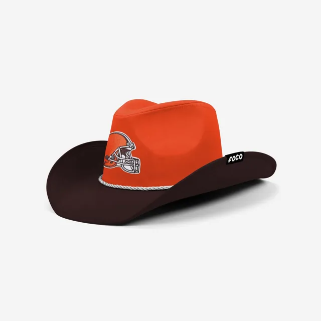Cleveland Browns Chapeau de cowboy bicolore