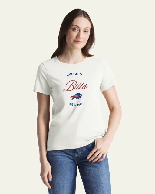 Buffalo Bills TEAM ENERGY '47 T-SHIRT DE TOUS LES JOURS POUR FEMMES