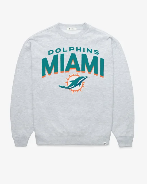 Miami Dolphins CAMPUS ARCH CLOUD '47 CREW SURDIMENSIONNÉ FEMME