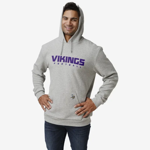 Minnesota Vikings Sweat à capuche tissé gris