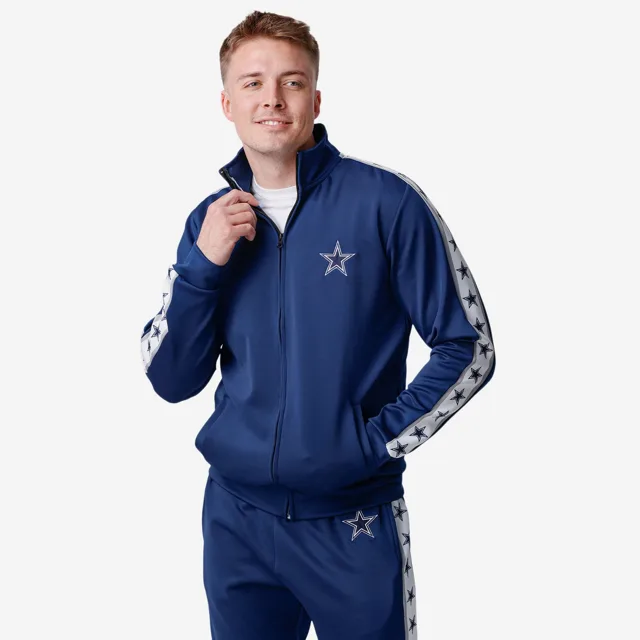 Dallas Cowboys Veste de survêtement à logo rayé