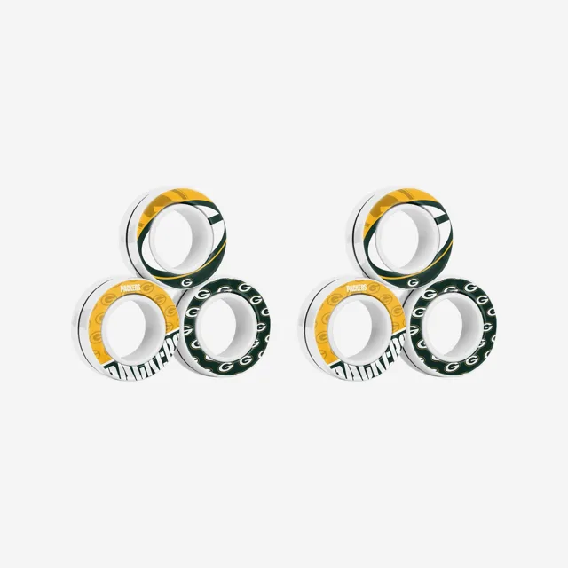 Green Bay Packers Lot de 6 bagues magnétiques