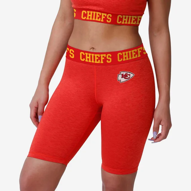 Kansas City Chiefs Short de vélo statique Team Color pour femme