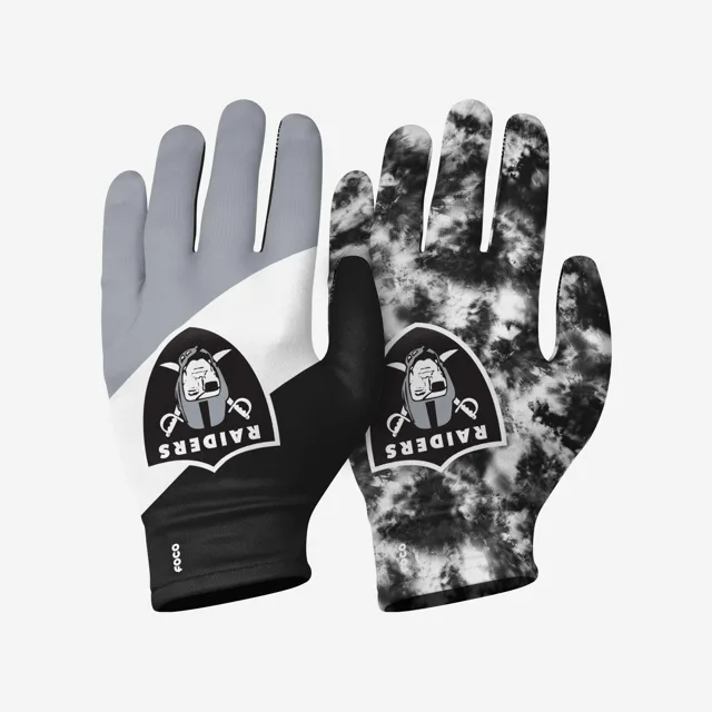 Las Vegas Raiders Lot de 2 gants extensibles réutilisables