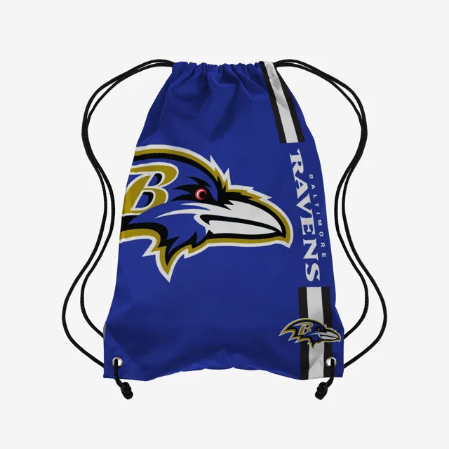 Baltimore Ravens Sac à dos à cordon avec grand logo