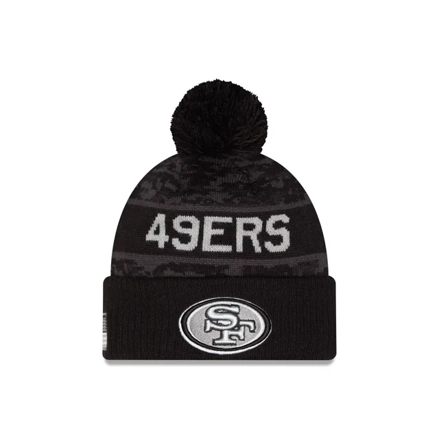 San Francisco 49ers 2026 Salut au service Pom Knit Hat