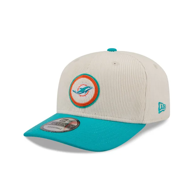 Miami Dolphins Chapeau à bouton-pression extensible en velours côtelé Loyal 9SEVENTY