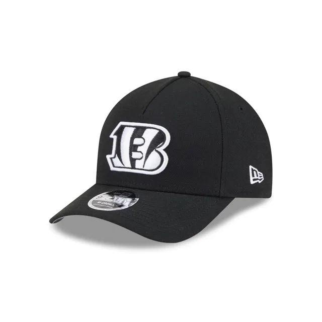 Cincinnati Bengals Casquette Snapback 9FORTY M-Crown A-Frame noire et blanche