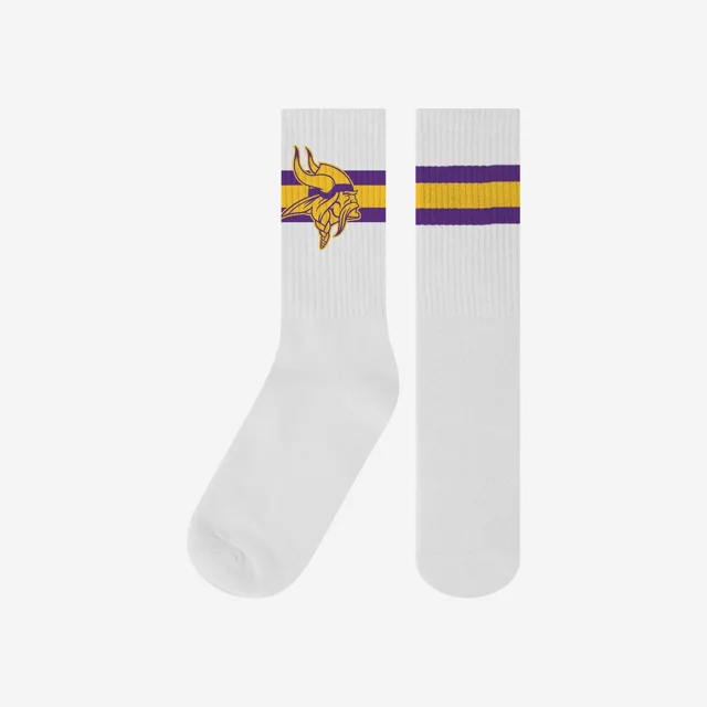Chaussettes blanches avec logo principal Minnesota Vikings