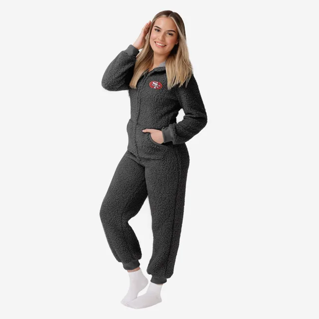 San Francisco 49ers Pyjama une pièce Sherpa pour femme