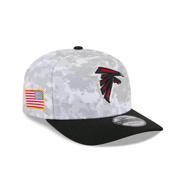 Atlanta Falcons 2025 Salut au service Fan Gear 9SEVENTY Chapeau extensible à bouton-pression