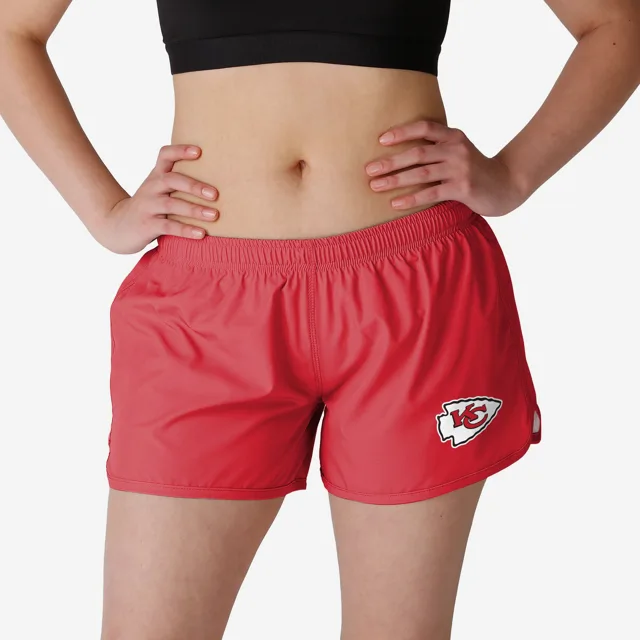 Kansas City Chiefs Short de course solide pour femme