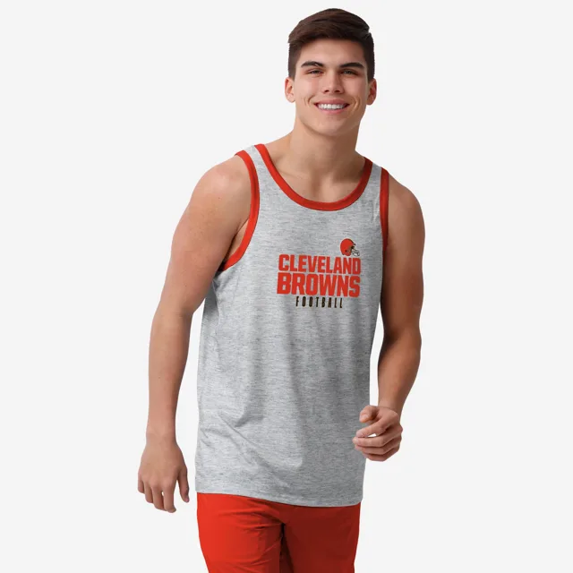 Cleveland Browns Mot-symbole gris Top sans manches