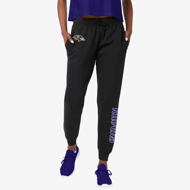 Baltimore Ravens Pantalon de jogging noir avec mot-symbole pour femme