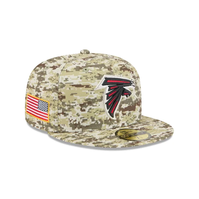 Atlanta Falcons 2025 Salut au service Fan Gear 59FIFTY Chapeau ajusté