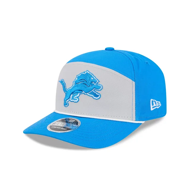 Detroit Lions Chapeau extensible à panneau divisé 9SEVENTY
