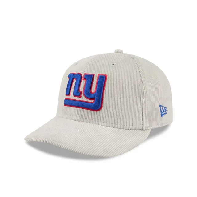 New York Giants Chapeau ajusté 59FIFTY en velours côtelé gris clair