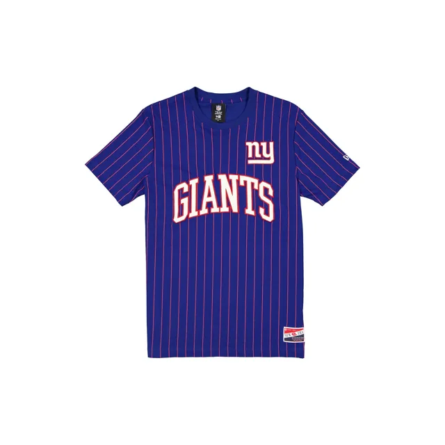 New York Giants T-shirt rétro à fines rayures
