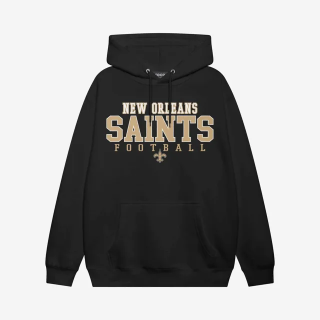 New Orleans Saints Sweat à capuche avec logo de football