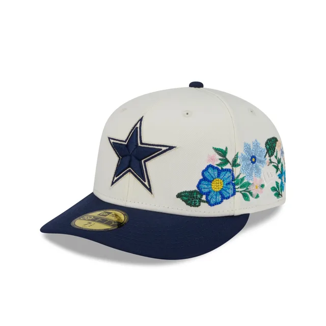 Dallas Cowboys Chapeau ajusté 59FIFTY blanc à fleurs tonales