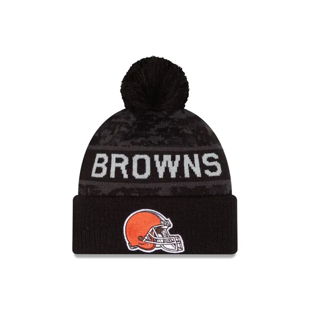 Cleveland Browns 2026 Salut au service Pom Knit Hat