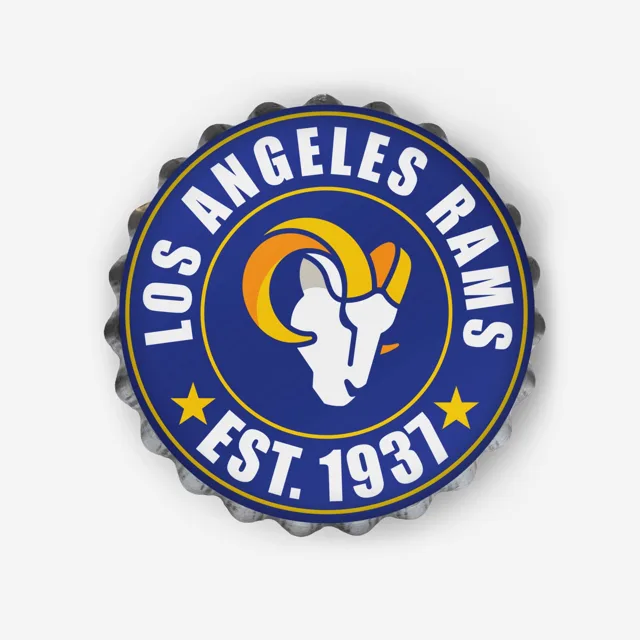 Panneau mural Los Angeles Rams pour bouchon de bouteille