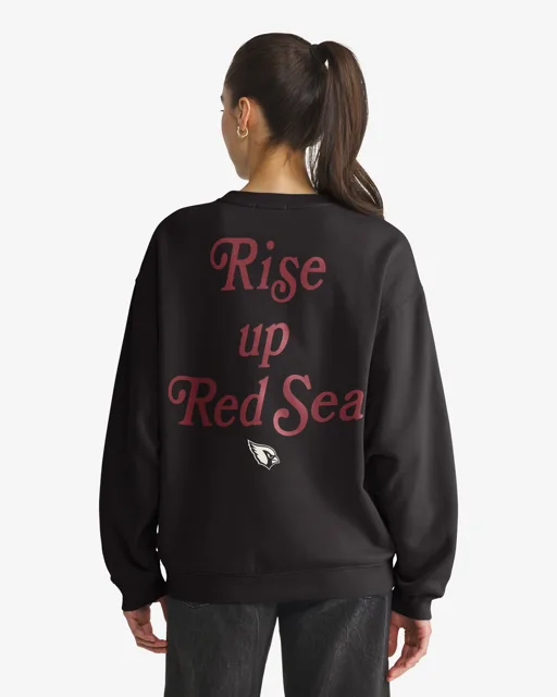 Arizona Cardinals SHOUT IT OUT '47 OVERSIZED CREW FEMME