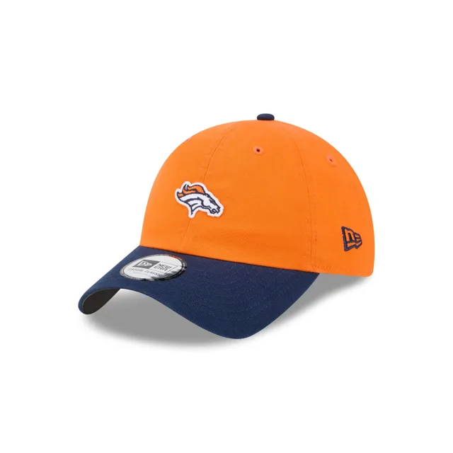 Denver Broncos Mini Logo Chapeau réglable bicolore décontracté classique