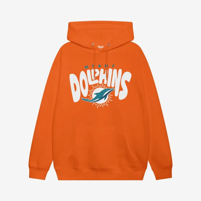 Sweat à capuche bulle Miami Dolphins