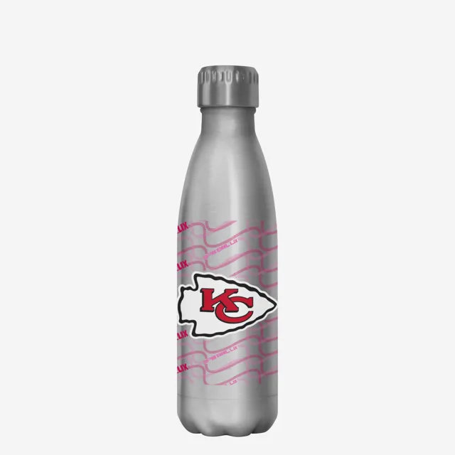 Kansas City Chiefs Super Bowl LIX Bound Silver Bouteille en acier inoxydable de 17 oz