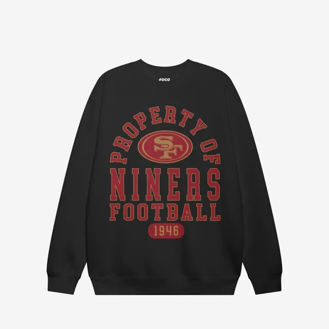 San Francisco 49ers Propriété du sweat-shirt à col rond