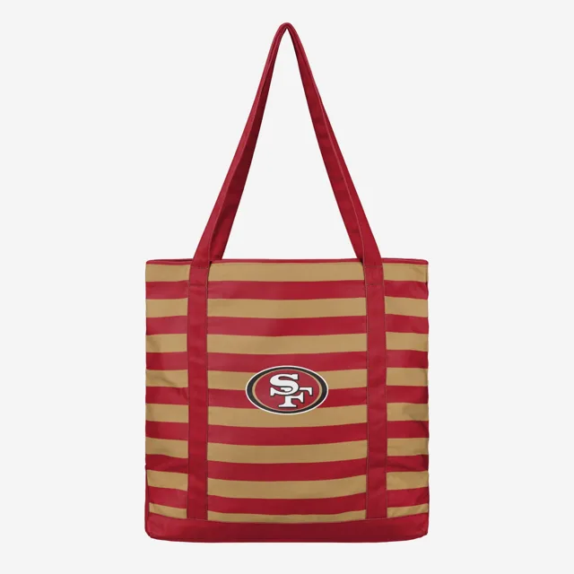 San Francisco 49ers Sac fourre-tout en toile à rayures
