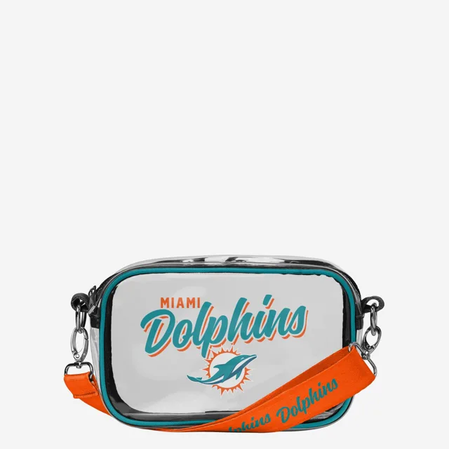 Miami Dolphins Sac à bandoulière transparent Monty Script