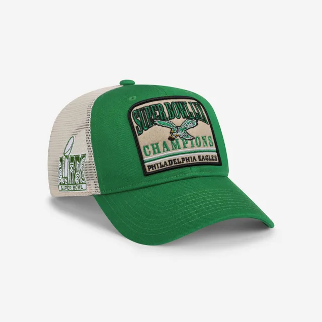 Philadelphia Eagles Super Bowl LIX Champions Rétro Truckstop Patch Trucker RF Casquette
