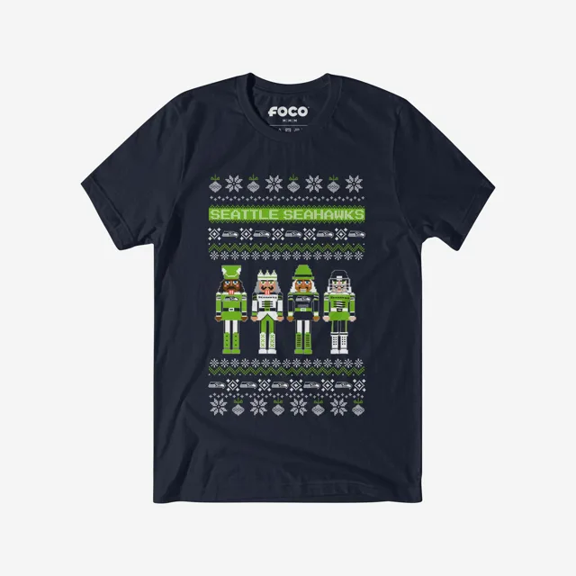Seattle Seahawks T-shirt pull casse-noisette des fêtes