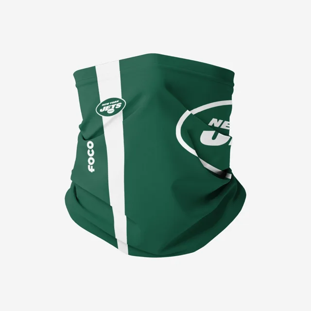 Écharpe guêtre avec logo New York Jets sur le terrain