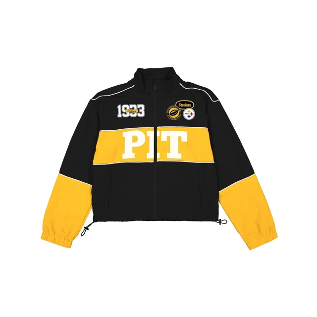 Coupe-vent court Pittsburgh Steelers pour femme