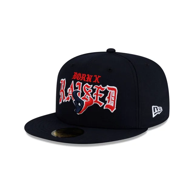 Né x Élevé x Houston Texans 59FIFTY Chapeau ajusté