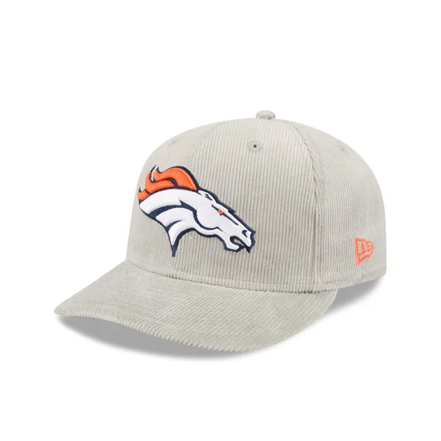 Denver Broncos Chapeau ajusté 59FIFTY en velours côtelé gris clair